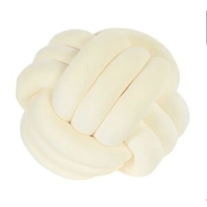 NEW DreamOn 11" Plush Knot Pillow Ivory Super Soft!